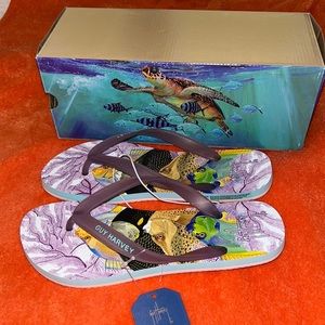 Guy Harvey Cayman Angel Fish Sandals 🩴